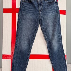 LOFT Indigo Cropped Jeans Moddern skinny Size 28/6